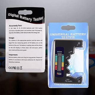 erificador de testador de bateria C AA AAA D N 9V 1,5V baterias de célula