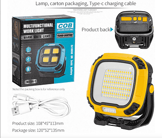 Luz de Led Refletor de Mesa Multifuncional