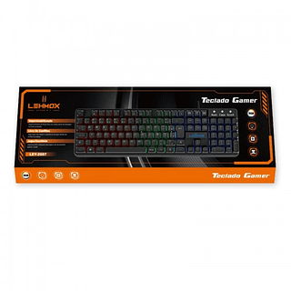 Teclado Gamer USB RGB Lehmox