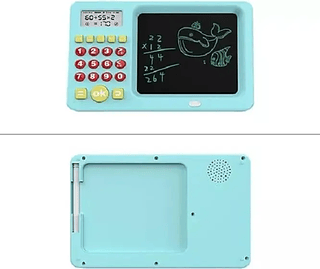 Lousa Mágica Com Calculadora Para Crianças 2 Em 1 Colorido B-MAX