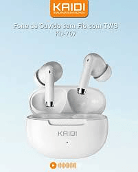 Fone de Ouvido Sem Fio TWS Kaidi