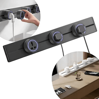 Tomada De Trilho Móvel 40cm 3 Plugues 32a 8000w B-max