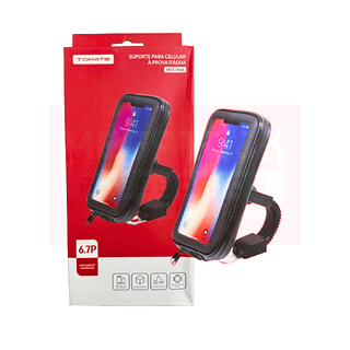 Suporte Moto para Celular Aprova d'água Tomate