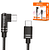 Cabo carga e dados Lightning IOS / Tipo C 1 Metro 3.0 Turbo 90 Graus H'Rebos
