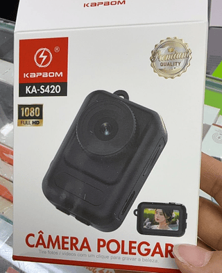 Mini Câmera Polegar Kapbom