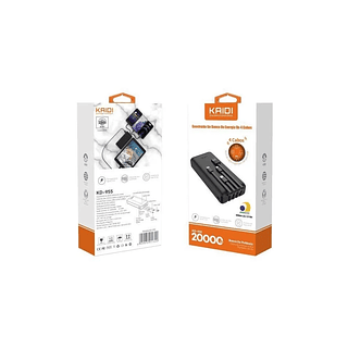 Carregador Portátil Power Bank 20000mah Kaidi