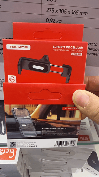 Suporte Veicular de Celular para Saída de Ar Tomate
