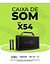 Caixa De Som Imenso X54 160w 24000mah Ipx4 Rgb Com 2 Mic