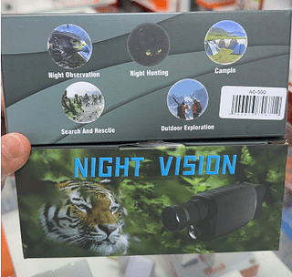 Câmera Monóculo com Visão Noturna Night Vision