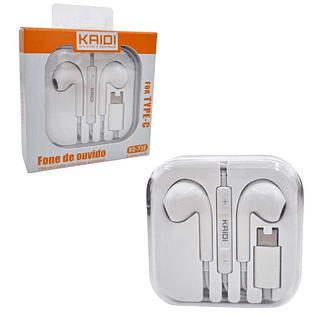 Fone de Ouvido Intra-Auricular com Baixo Explosivo Type C