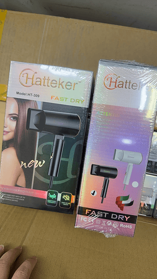 Secador de Cabelo Dobrável de Alta Potencia Hatteker