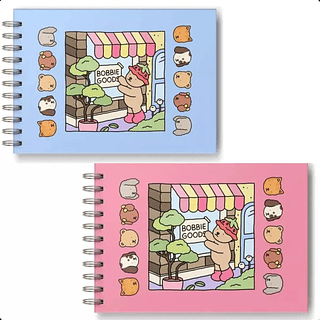 Caderno Espiral de Colorir Bobbie Goods 50 Folhas