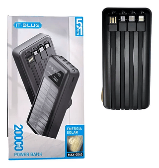 Power bank energia solar 20000mAh ItBlue
