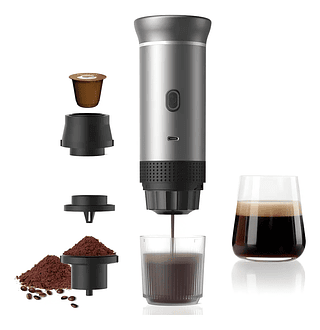 Máquina De Café Expresso Portátil 3 Em 1 Sem Fio Elétrica