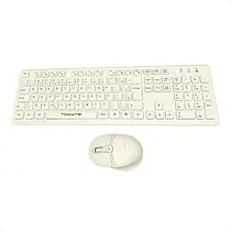 Kit teclado e mouse sem fio wireless BRANCO Tomate
