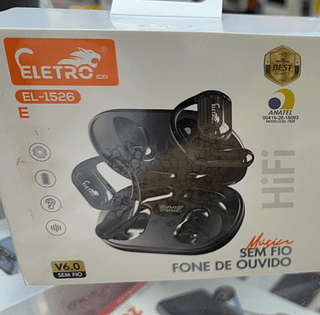 Fone de Ouvido Open Ear Indução Óssea com Tradutor de Idiomas Eletromex