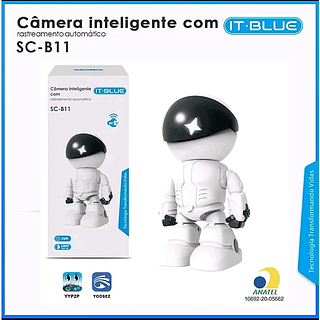Câmera De Segurança Com Resolução Full Hd 1080P It-blue