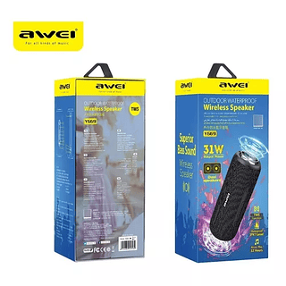 Caixa De Som Awei Y669 Estéreo 31w Bluetooth Tws