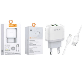 Carregador Kaidi iphone 2.4A