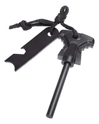 Pederneira Acendedor De Fogueiras Militar Camping Luatek