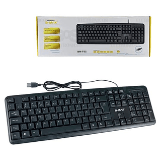 Teclado Usb Com Fio Padrão B-max