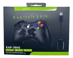 Controle Para Videogame Xbox 360 Sem Fio com Receptor