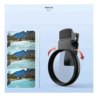 Lente Polarizadora Cpl 52mm Celular Anti Reflexo