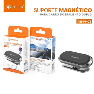 Suporte Magnético Veicular Celular Ajustável 360° Peining