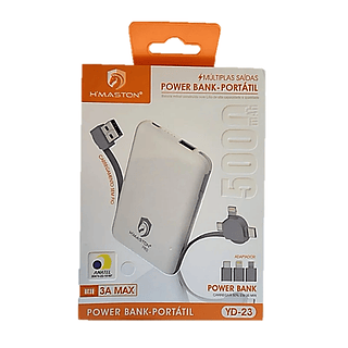 Carregador Portatil Power Bank 5000mAh H'Maston