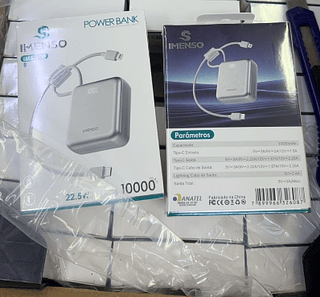 ower Bank Turbo 10000mah Carregador Portátil 22.5w Imenso