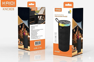 Caixa de Som Portátil RGB Xbass Kaidi