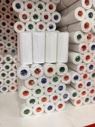 Kit 4 Bobinas de Papel Térmico Coloridos para Câmera Instantânea Infantil