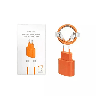 Carregador Tipo C Turbo 40w Usb-c Compativel iPhone 17