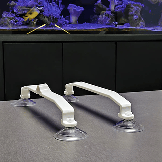 Suporte Antena Starlink Mini Gen4 com Canaleta para Fio Branco