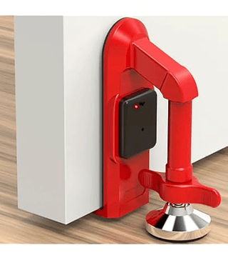 Trava de Porta Metalico de Alta Resistencia com Alarme Embutido LAY