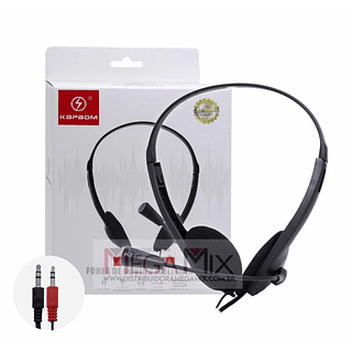 Fone de Ouvido Multimidia Com Microfone Kapbom