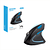 Mouse Vertical sem Fio Wireless e Bluetooth Knup
