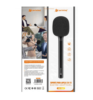 Suporte Microfone Lapela Peining