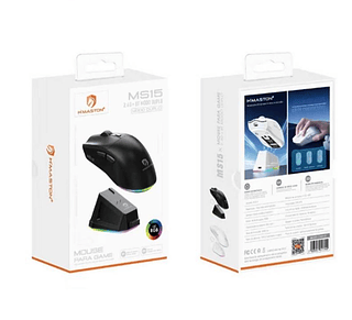 Mouse Gamer Sem Fio 2.4g com Base de Carregamento H'Maston