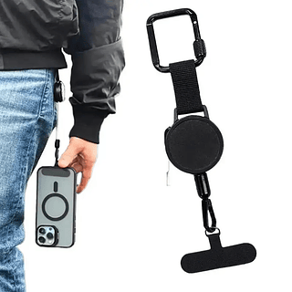 Cordão Retrátil Para Celular Suporte Antiqueda E Anti Roubo LAY