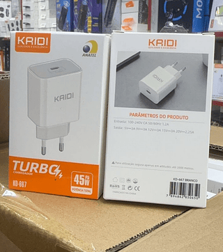Carregador de Parede Tipo C 45W Kadi