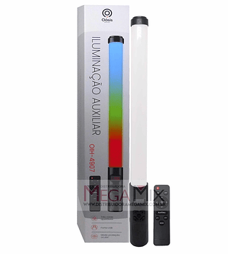 Bastão de Luz LED RGB com Controle Oásis