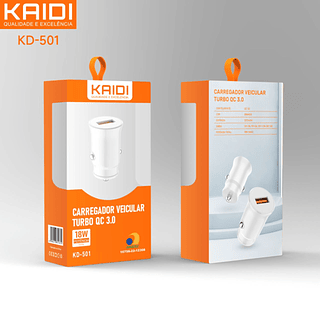 Carregador Fonte Veicular Turbo Kaidi