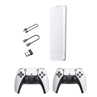 Videogame Retro Game Stick M15 PLUS 64GB +19000 Jogos Clássicos e 2 Controles Sem Fio