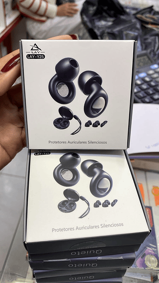 Protetores Auriculares Ajustáveis Redutor de Ruído Externo LAY