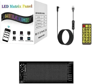 Mini Painel de Luz Led para Carros