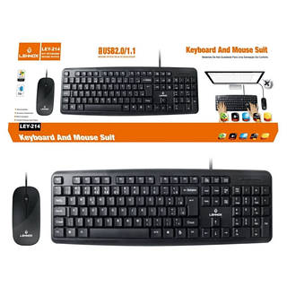 Teclado e Mouse com FIO Lehmox