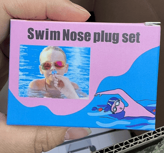 Tampão De Ouvido De Natação Clipe Nasal