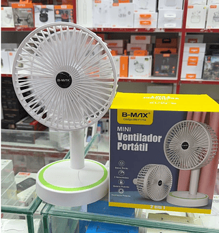 Mini Ventilador de Mesa e Mão Retratil BMAX