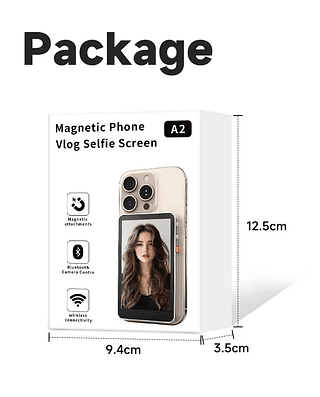 Câmera Traseira Magnética Para Smartphone Para Gravação De Vídeo